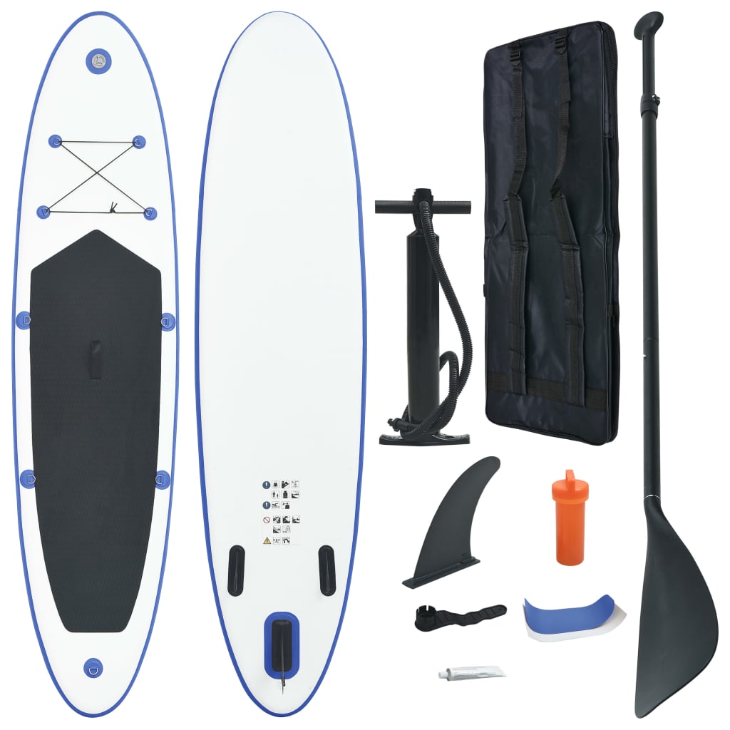 Stand Up Paddle Planche à rame Bleu et blanc
