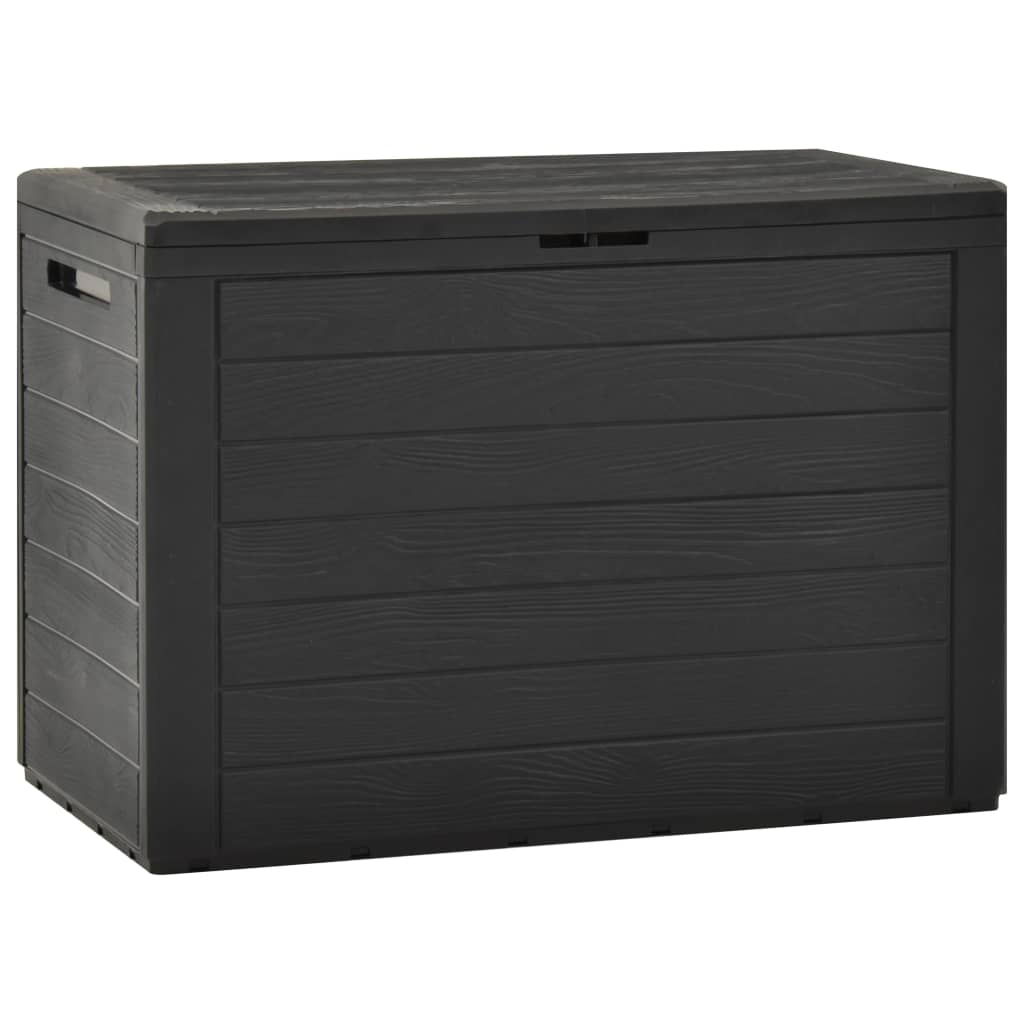 Boîte de rangement de jardin Anthracite78x44x55 cm