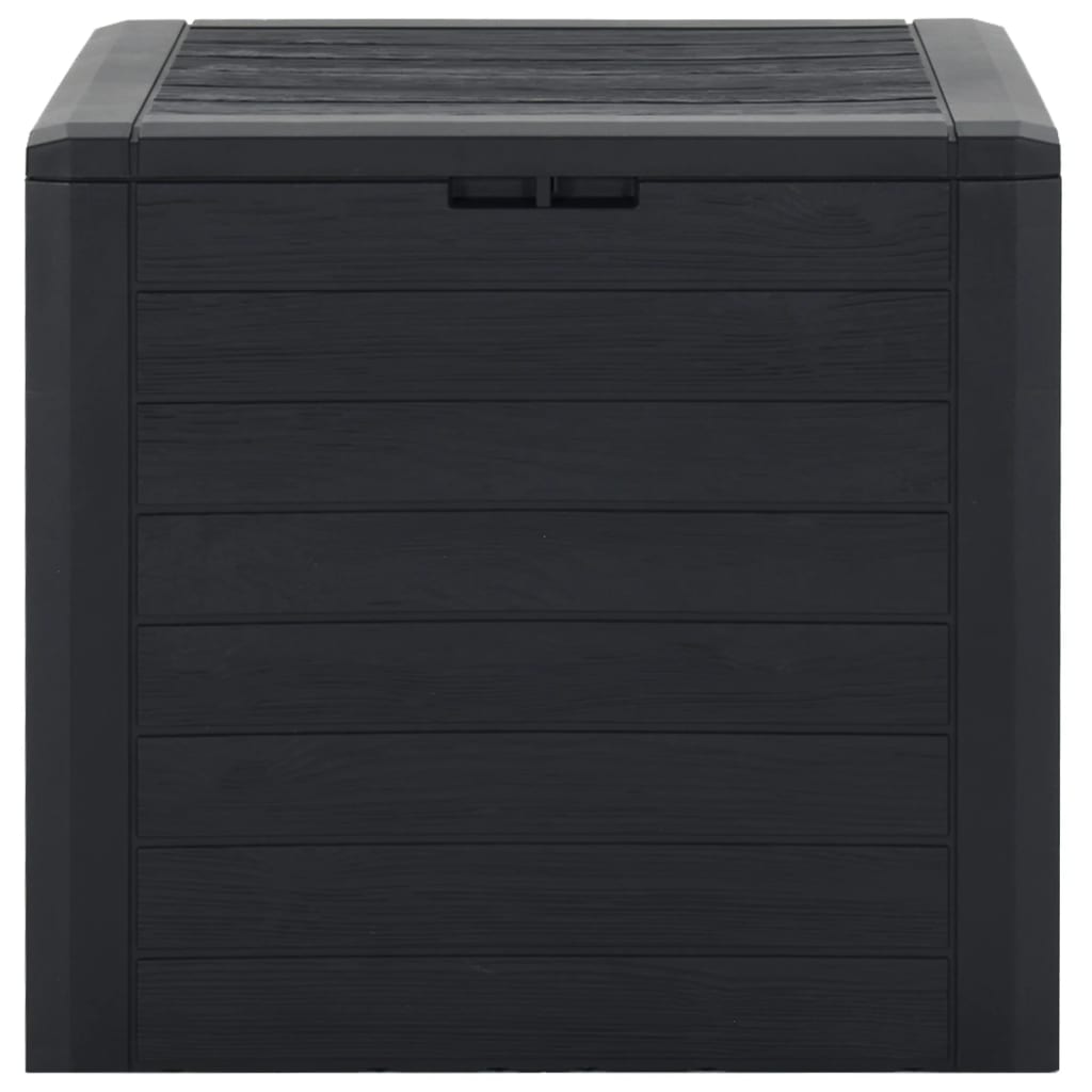 Boîte de stockage jardin Anthracite 58,5x46x55 cm Polypropylène