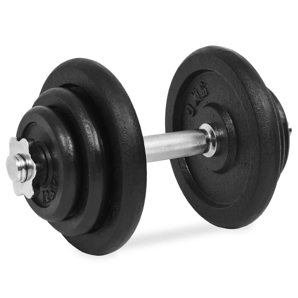 Ensemble d'haltères 18 pcs 40 kg Fonte