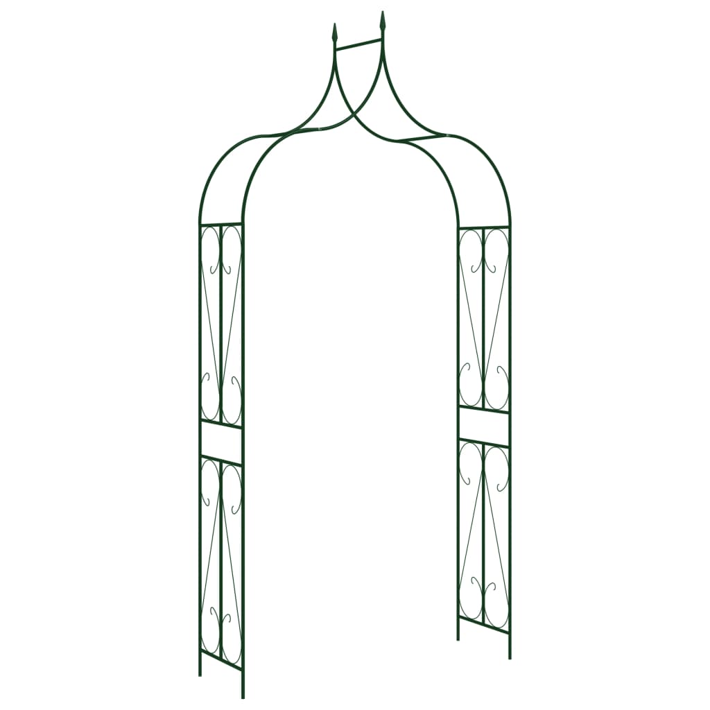 Voûte de jardin Vert foncé 120x38x258 cm Fer