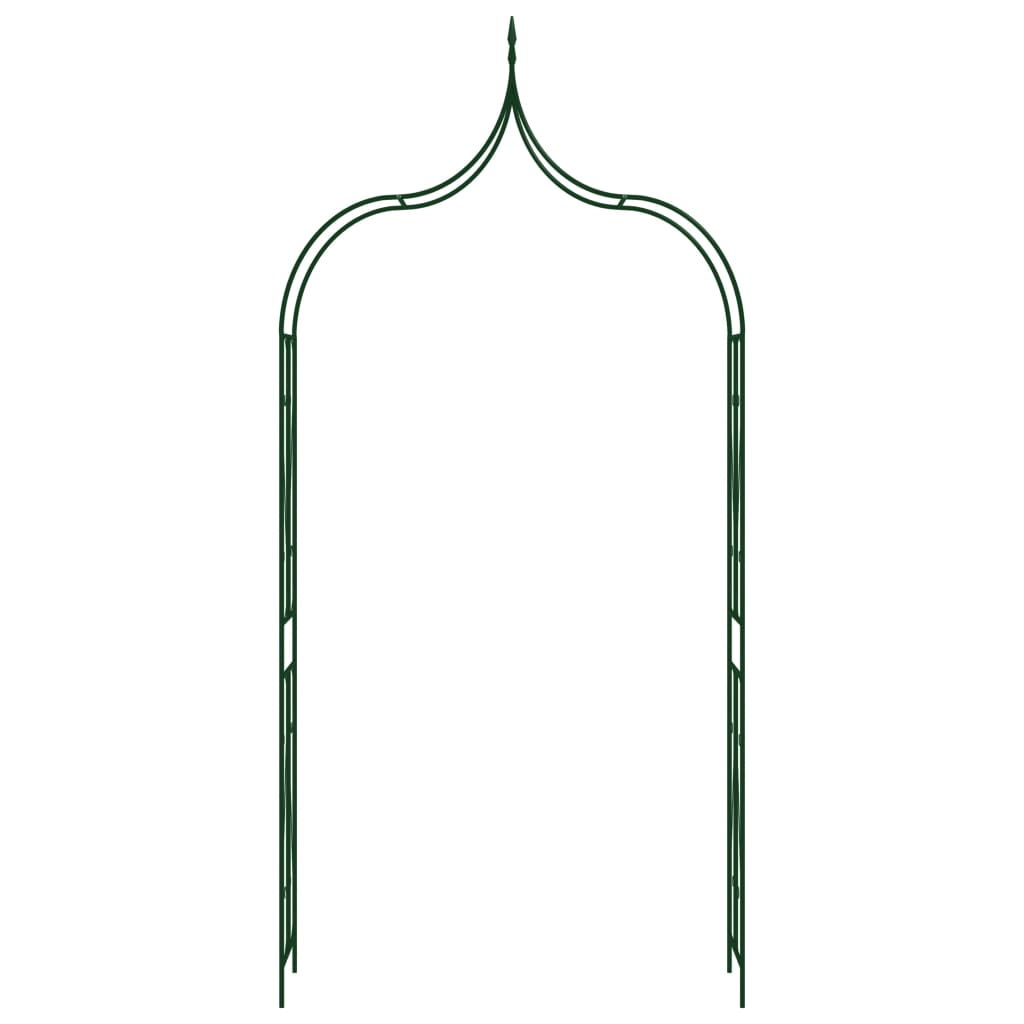 Voûte de jardin Vert foncé 120x38x258 cm Fer