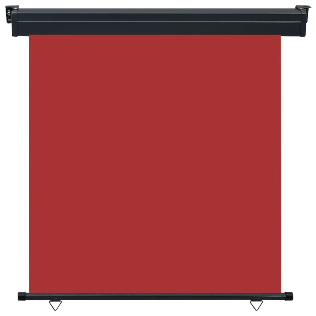 Auvent latéral de balcon 160x250 cm Rouge