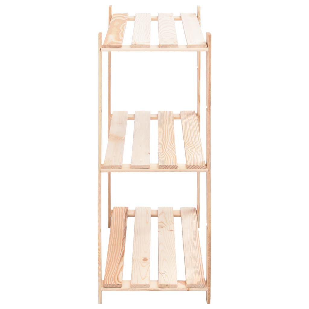 Étagères de rangement à 3 niveaux 5 pcs 80x38x90 cm Pin 150 kg