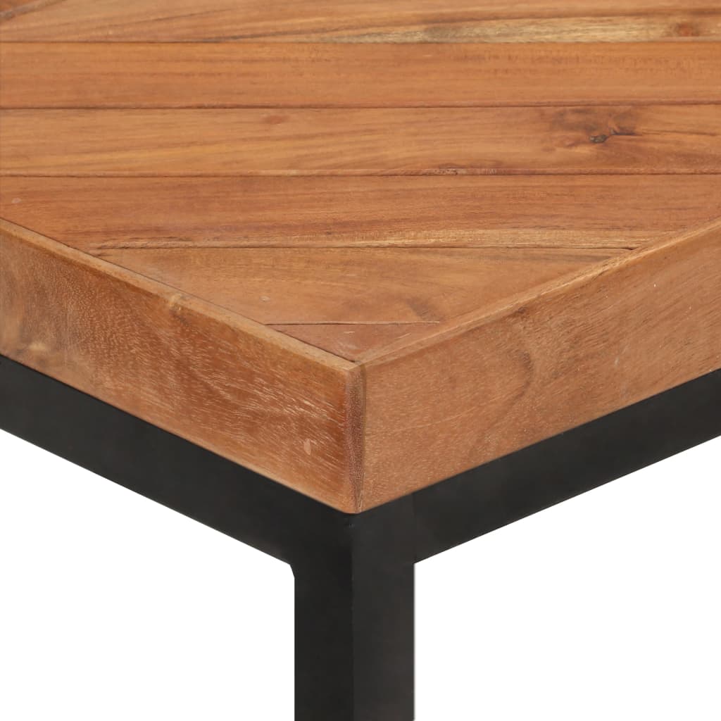 Table à dîner 120x60x76 cm Bois solide d'acacia et de manguier