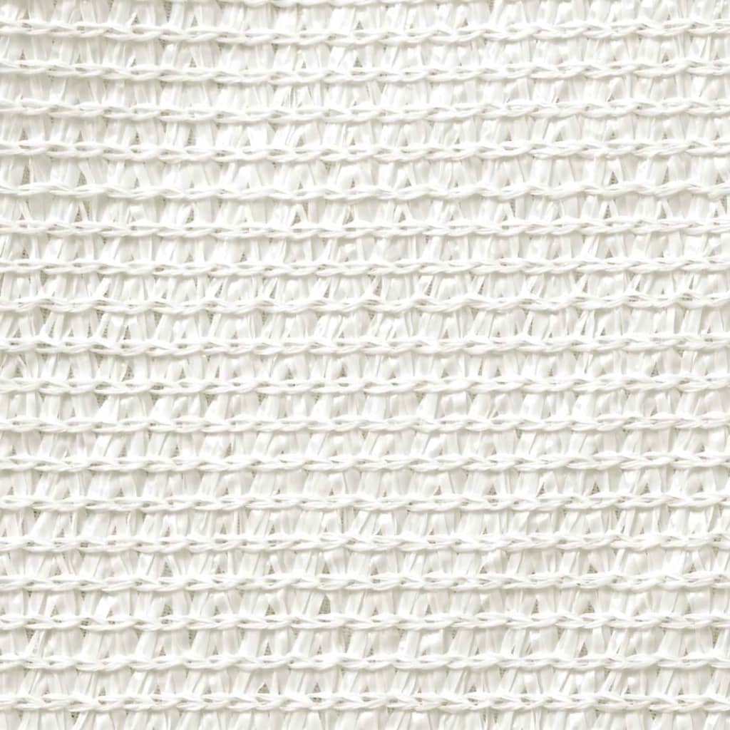 Voile d'ombrage 160 g/m² Blanc 4x5x5 m PEHD