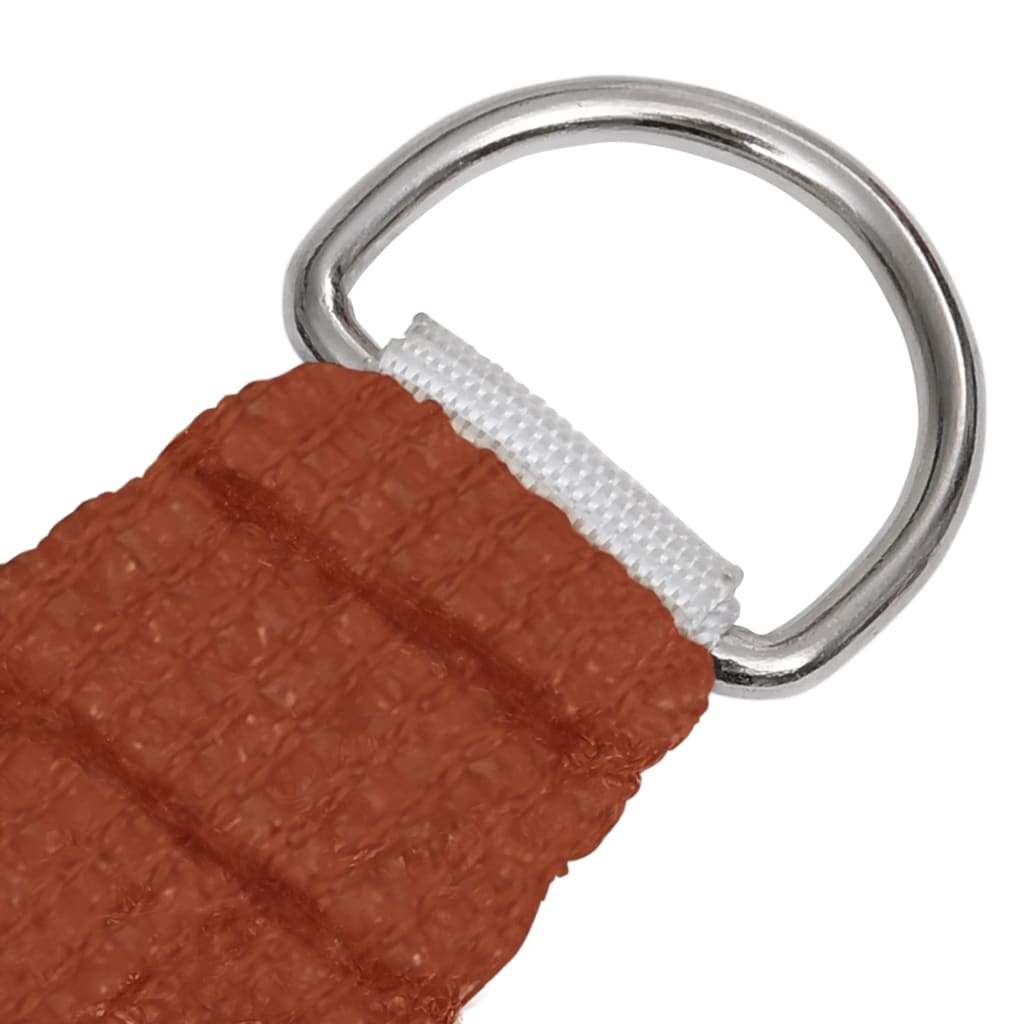 Voile d'ombrage 160 g/m² Terre cuite 2x4,5 m PEHD