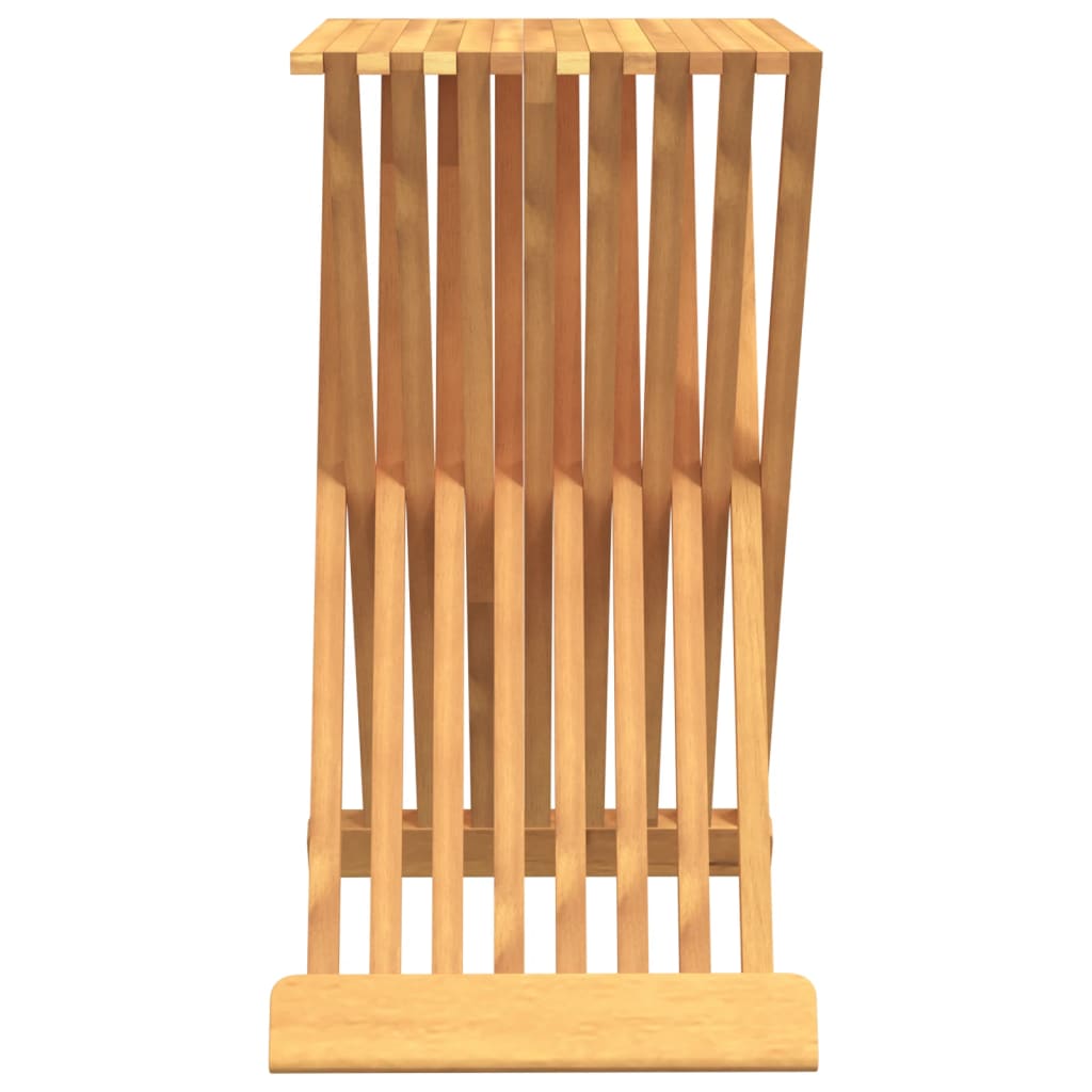 Tabouret pliant 40x32,5x70 cm Bois massif de teck