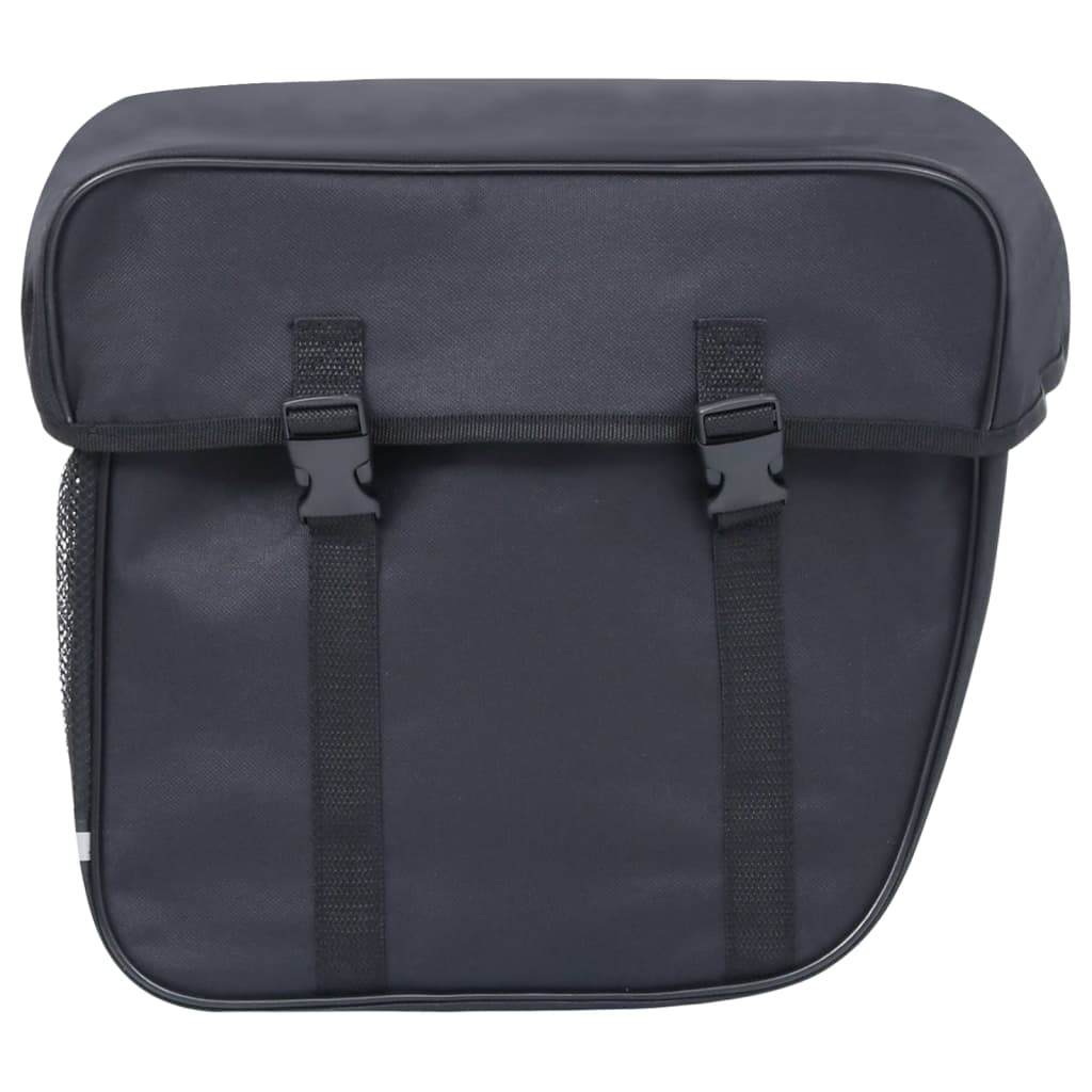 Sac de vélo double pour porte-bagages étanche 35 L Noir
