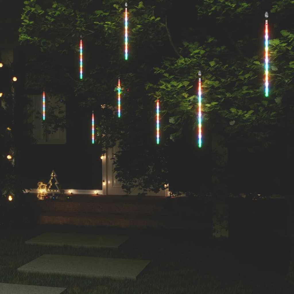Guirlande lumineuse 8 pcs 30 cm 192 LED colorées Int/Ext