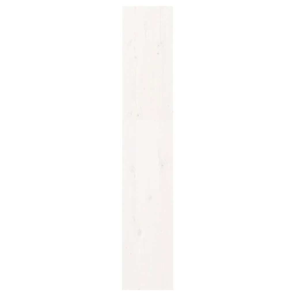 Bibliothèque/Cloison Blanc 60x30x167,5 cm Bois massif de pin