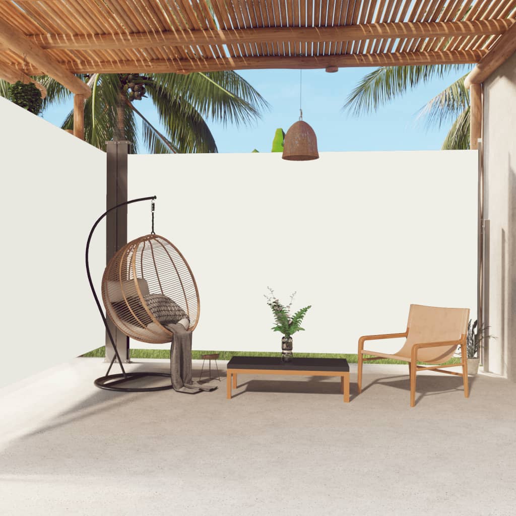 Auvent latéral rétractable Crème 220x600 cm