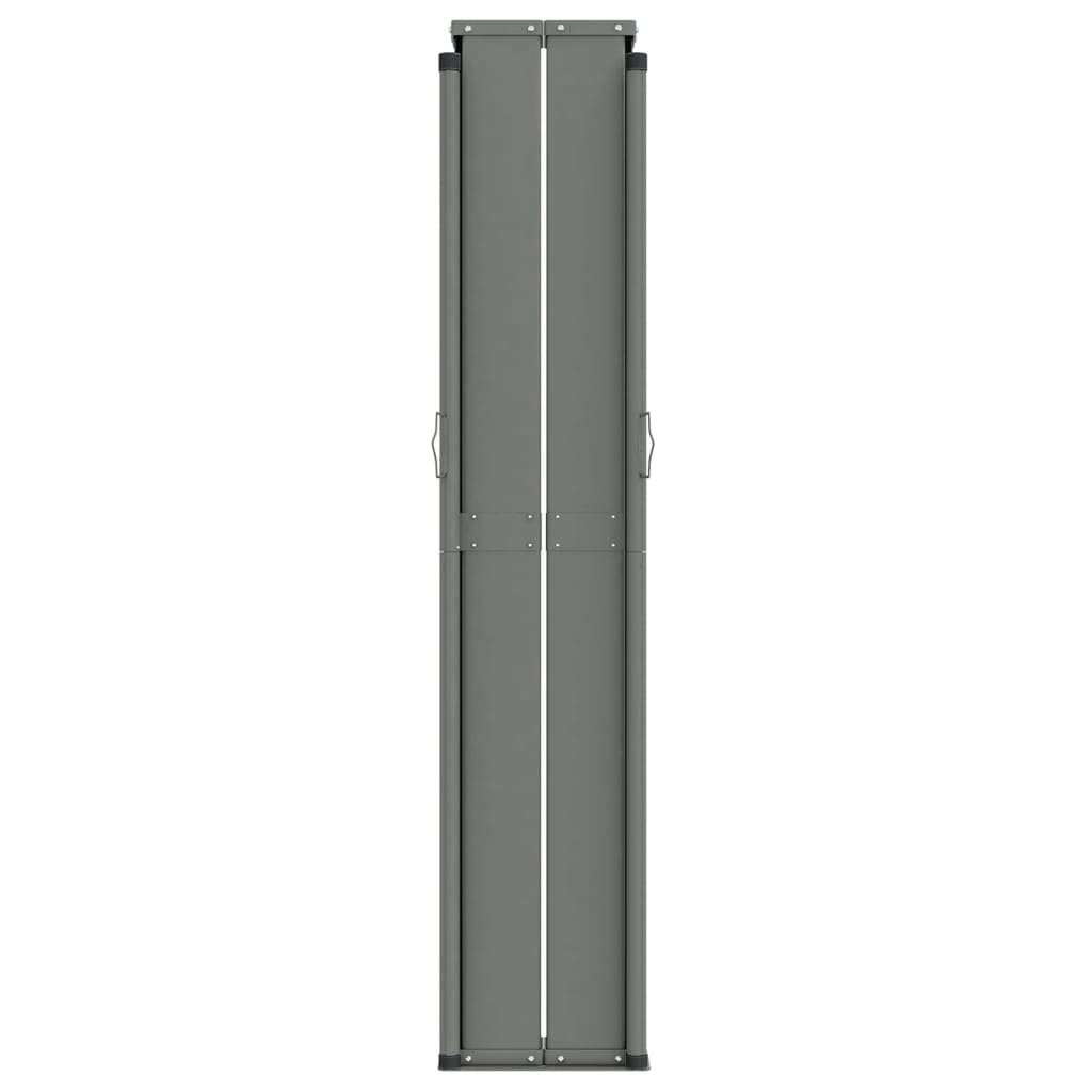 Auvent latéral rétractable Anthracite 117x1200 cm