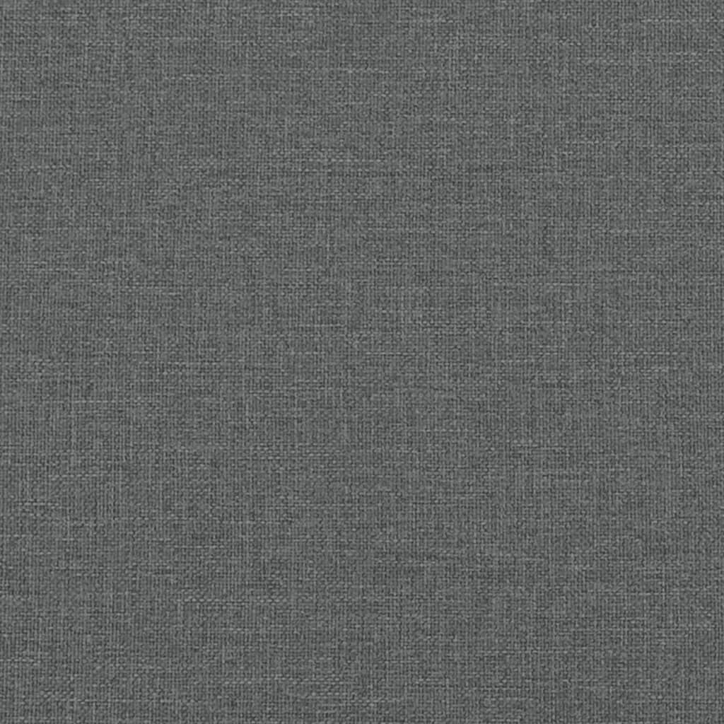 Fauteuil de massage inclinable Gris foncé Tissu